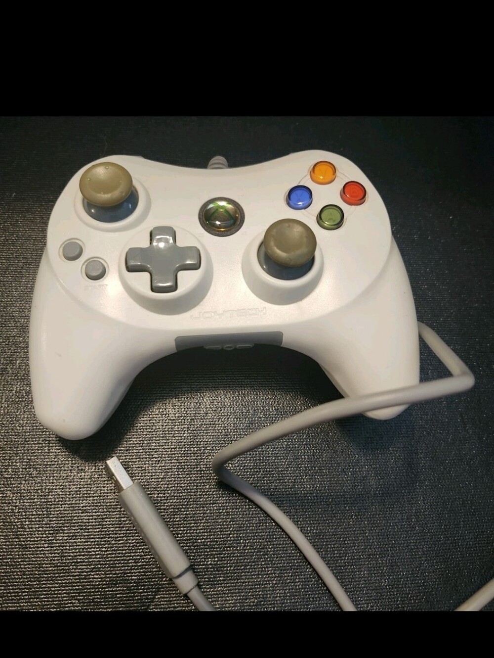 Joytech Neo SE Wired Controller Xbox 360 White Untested